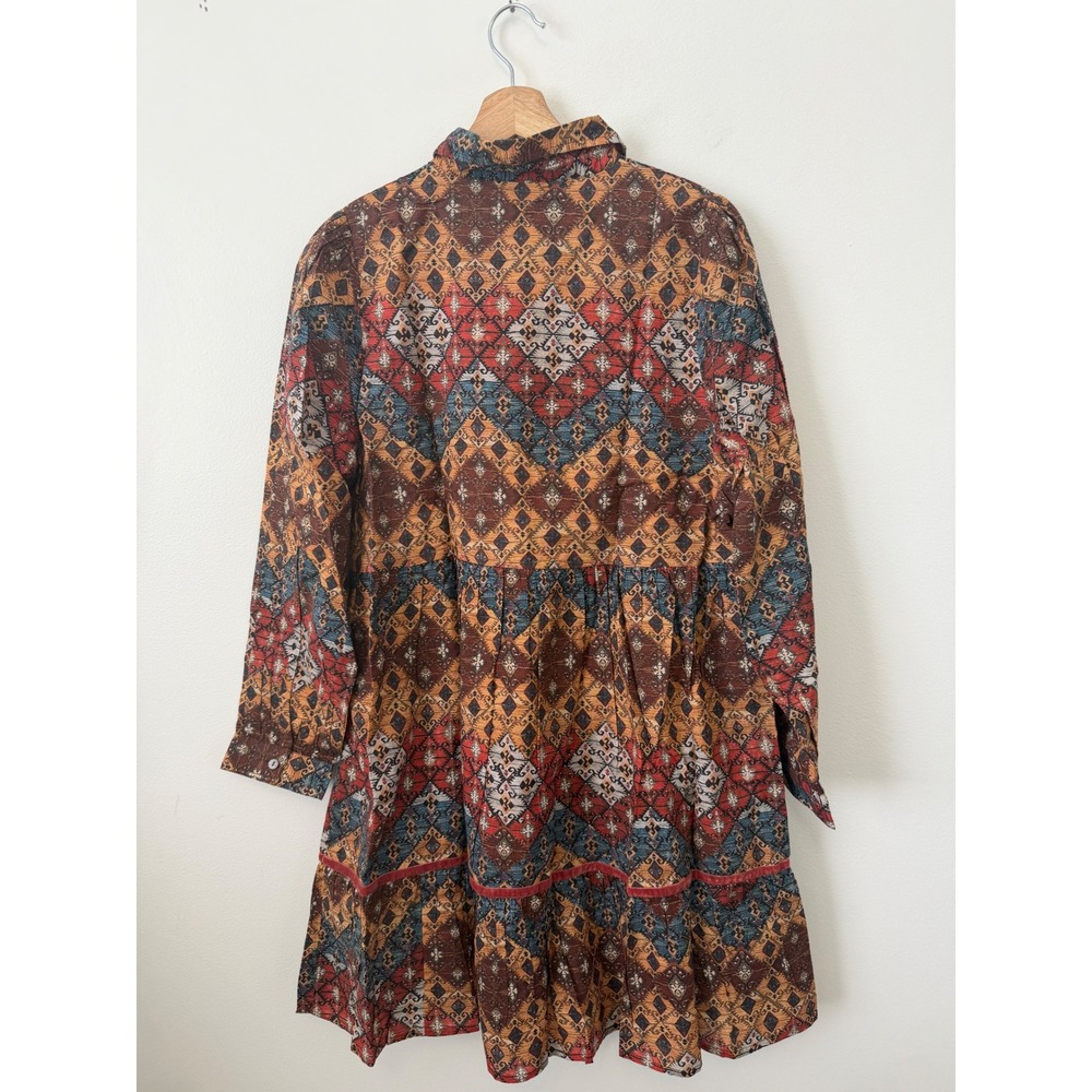 Ro's Garden Romy Short Dress – "Lachen" – Brown – Size Large – NWT – Women's - Picture 5 of 5
